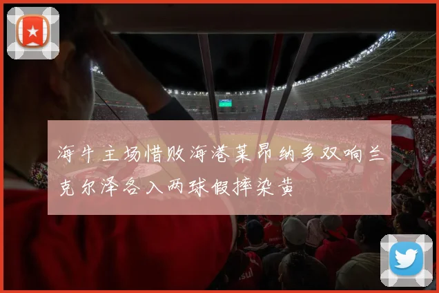 海牛主场惜败海港莱昂纳多双响兰克尔泽各入两球假摔染黄